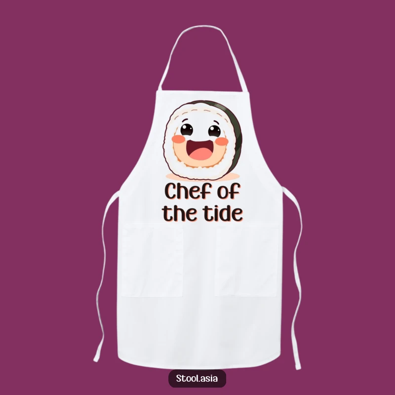 Funny Rolling Sushi Roll Apron: Hilarious Kitchen Gear for Sushi Chefs