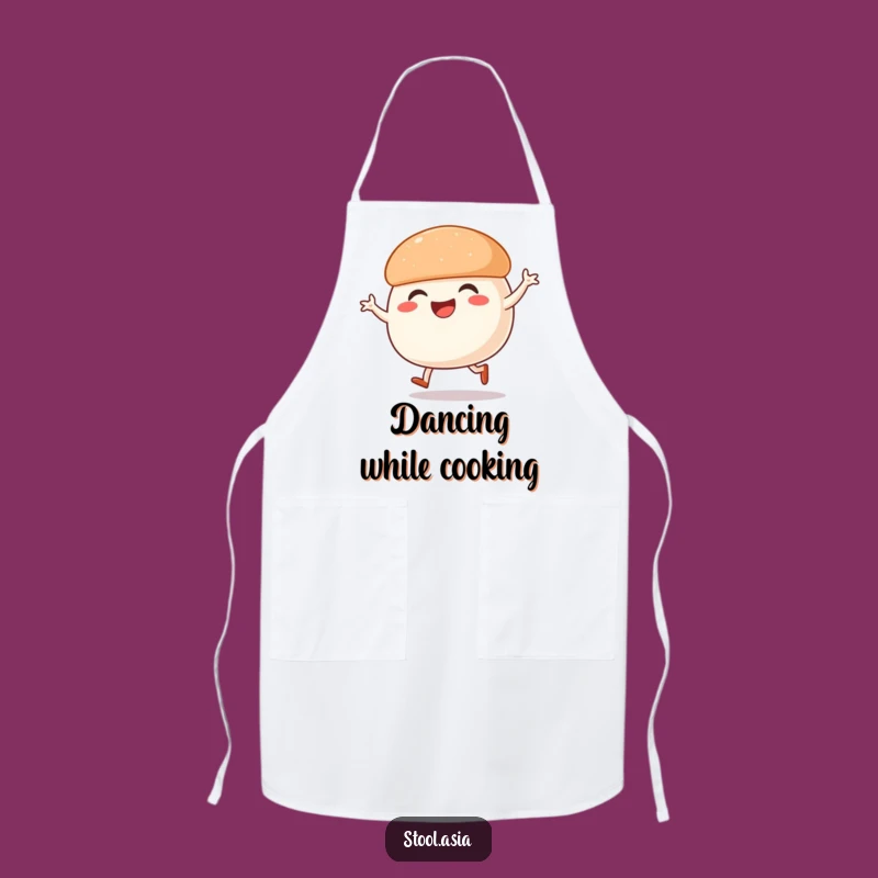 Funny Steamed Bun Chef Apron: Hilarious Kitchen Dance Party Gift