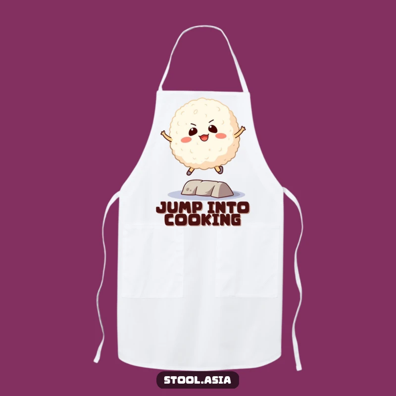 Funny Rice Ball Chef Apron: Hilarious Motivational Cooking Gift