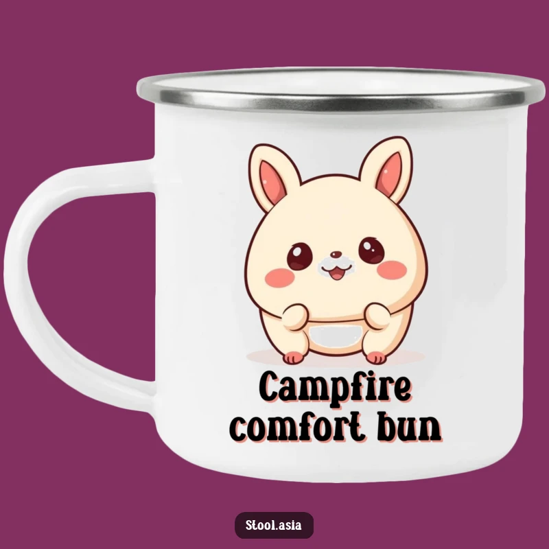 Funny Bao Bun Bounce Camping Mug: Adorable Outdoor Companion