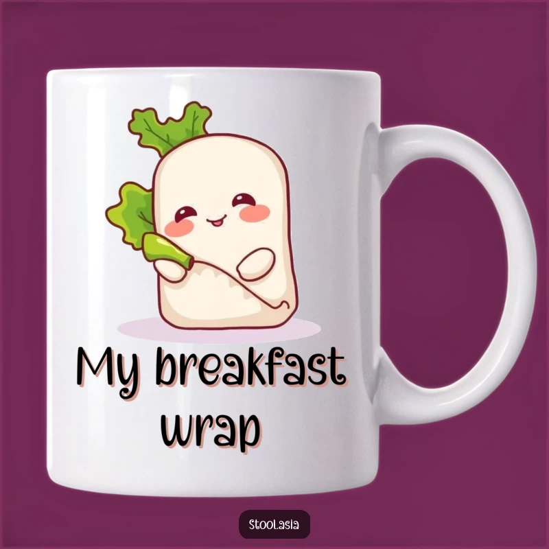 Funny Spring Roll Mug - Playful Foodie Gift for Asian Cuisine Lovers