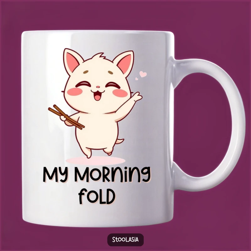 Funny Giggling Wonton Jig Mug: A Hilarious Dumpling Gift for Foodies