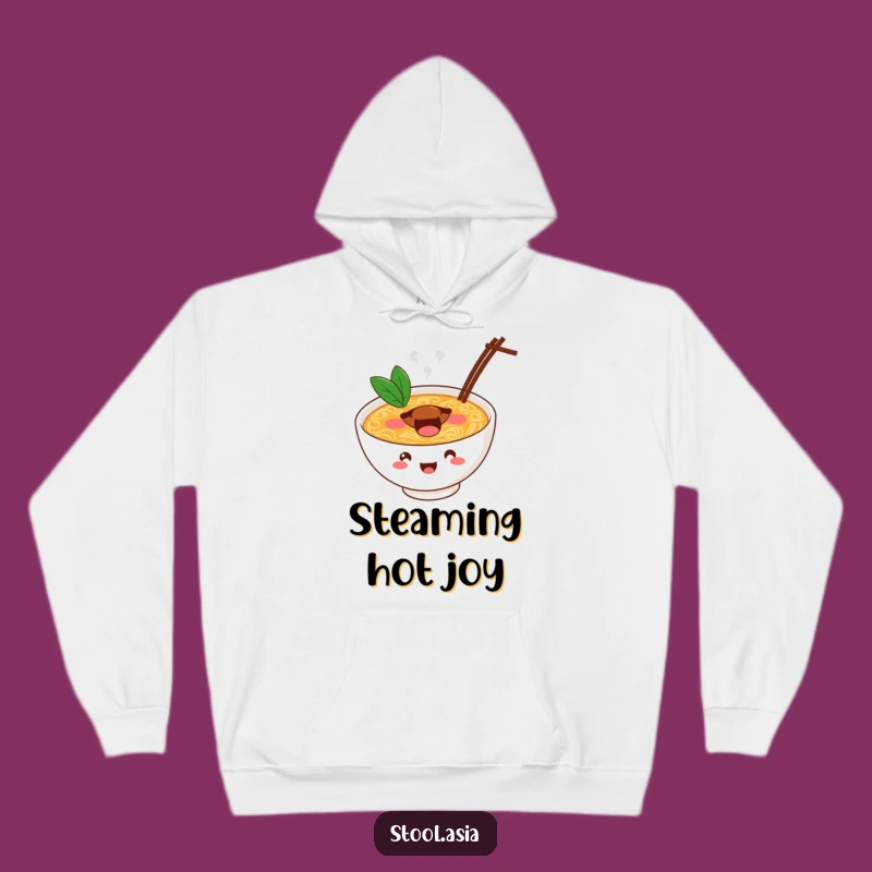 Funny Ramen Bowl Bounce Hoodie: Cozy and Hilarious Comfort for Foodies
