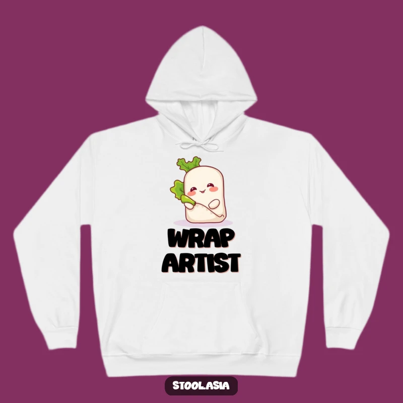 Funny Spring Roll Hoodie - Cozy Foodie Apparel with Playful Design