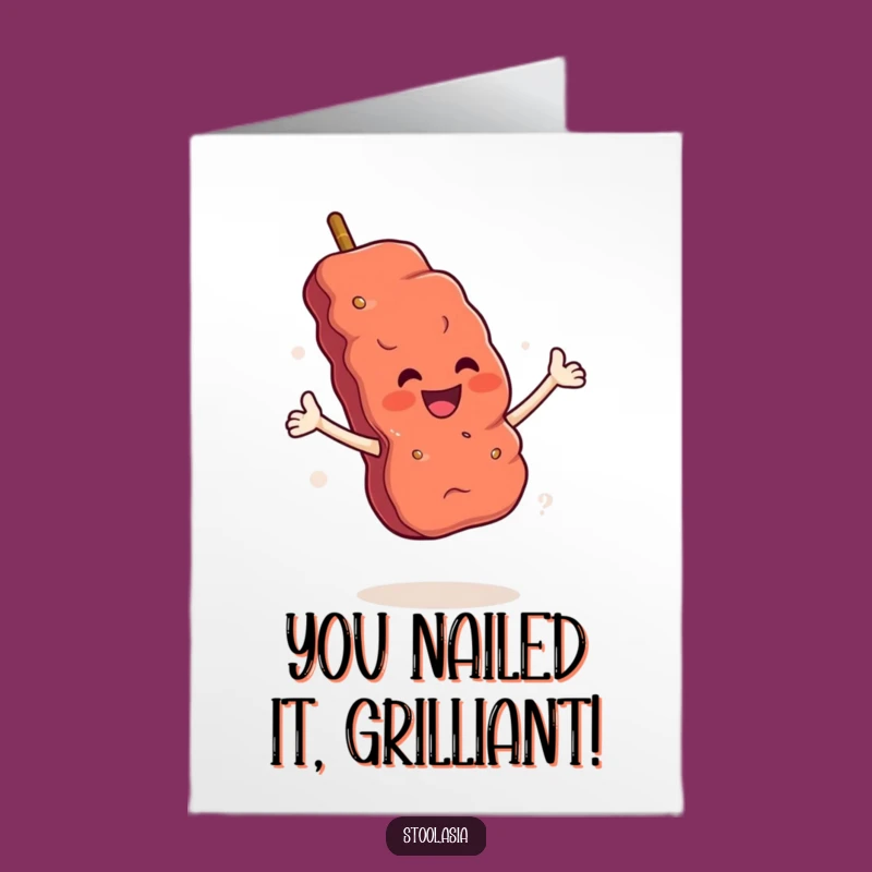 Congrats Free Printable Card: Flamboyant Skewer, Awesome Downloadable Gift