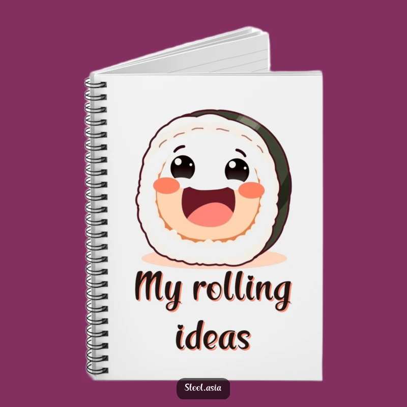 Funny Sushi Roll Notebook: Hilarious Journal for Foodie Adventures