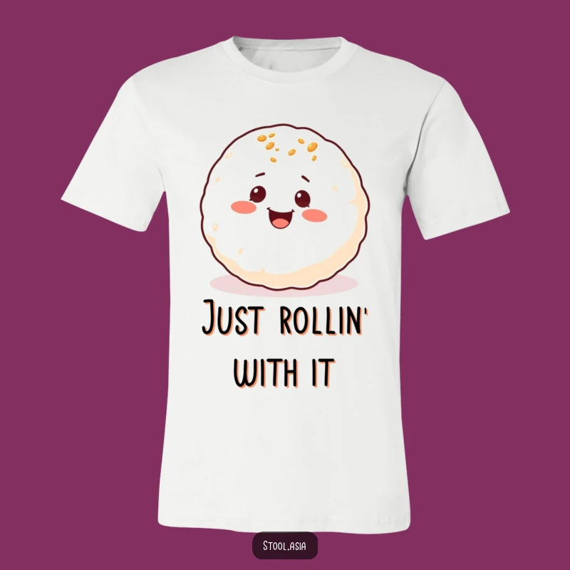 Funny Rolling Takoyaki T-Shirt: Hilarious Street Food Fan Gift