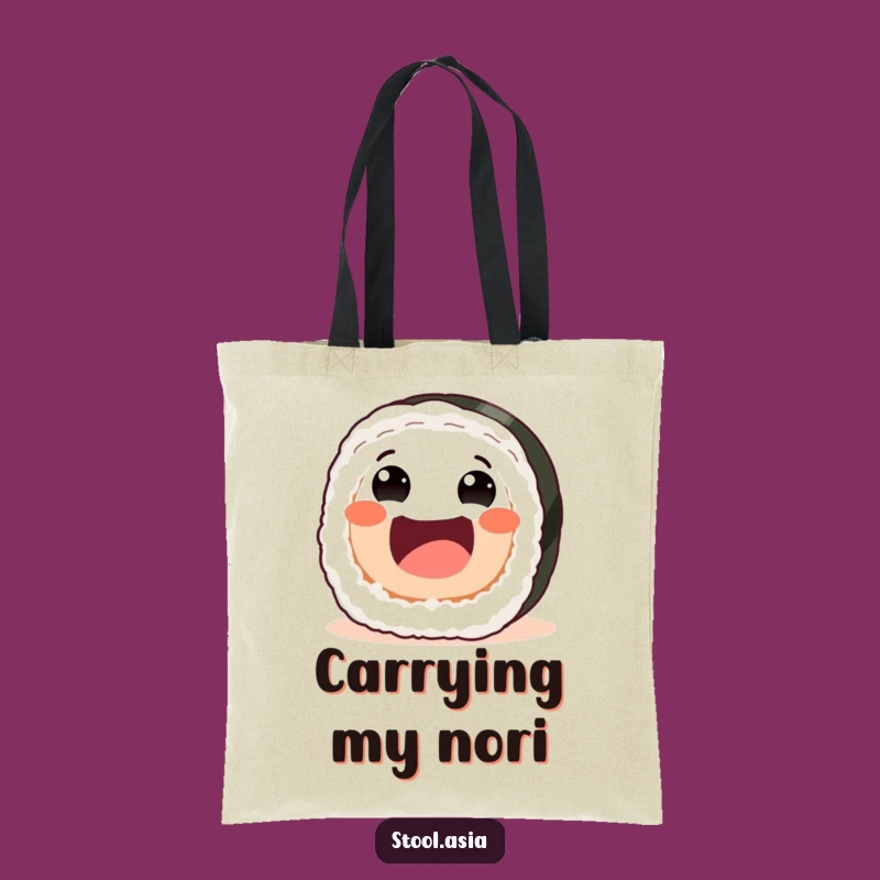 Funny Rolling Sushi Roll Tote Bag: Hilarious and Practical Companion