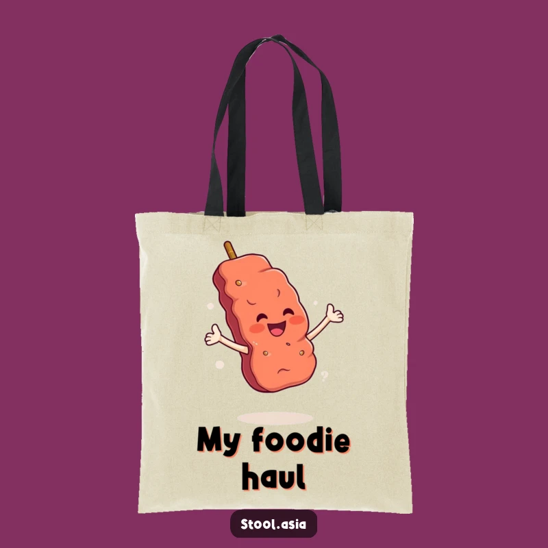 Funny Skewer Flair Tote Bag: Hilarious Grilling Accessory & Gift